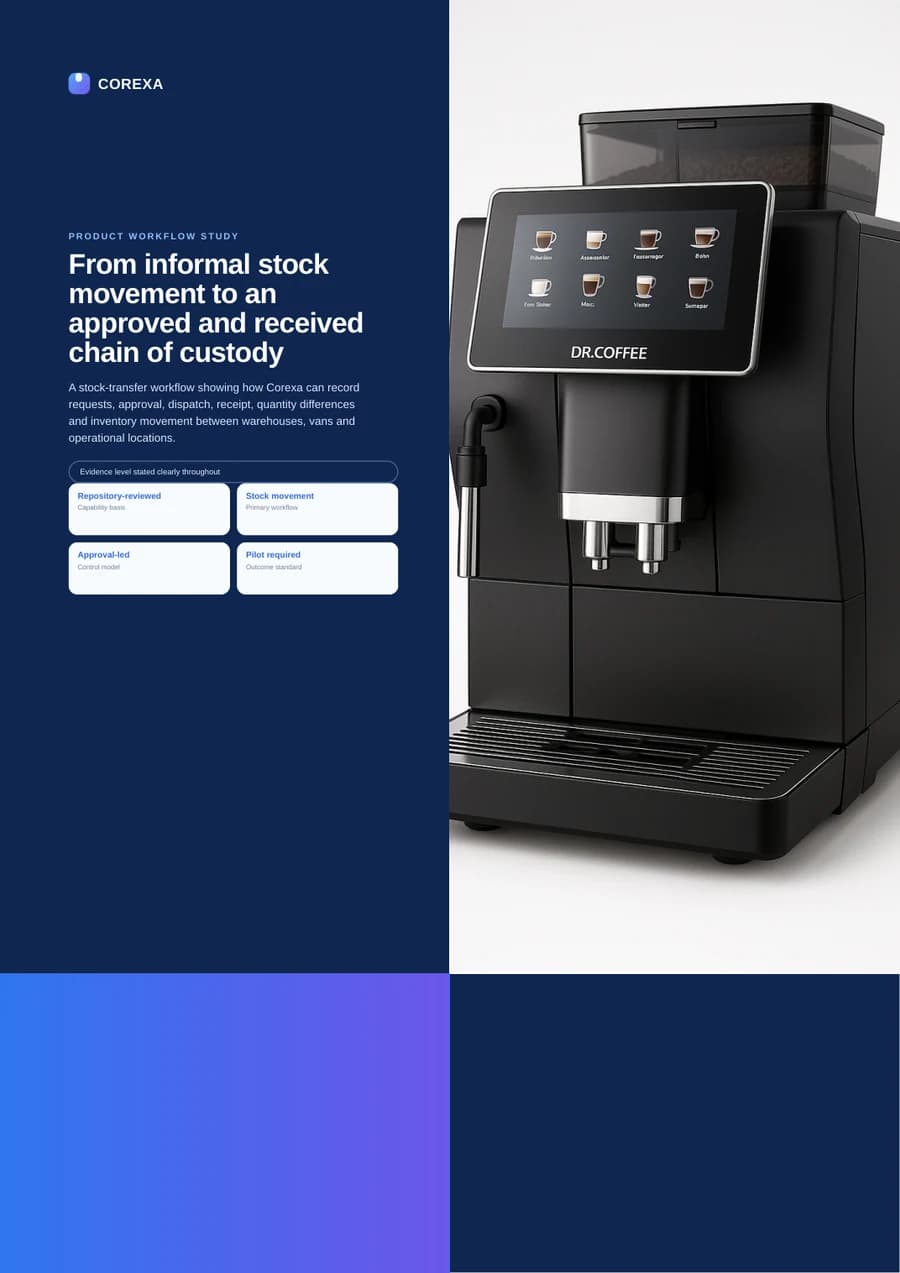 Cover of From informal stock movement to an approved and received chain of custody