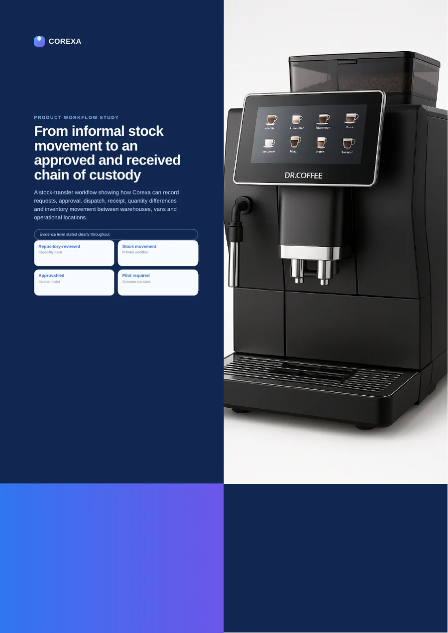 Cover of From informal stock movement to an approved and received chain of custody