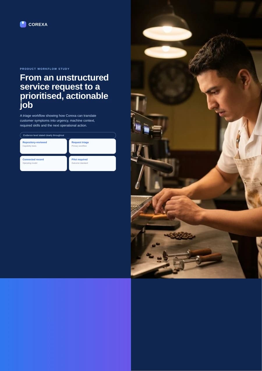 Cover of From an unstructured service request to a prioritised, actionable job