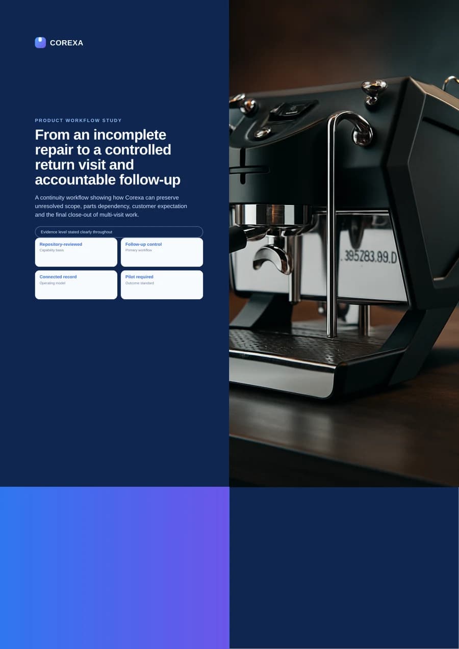 Cover of From an incomplete repair to a controlled return visit and accountable follow-up