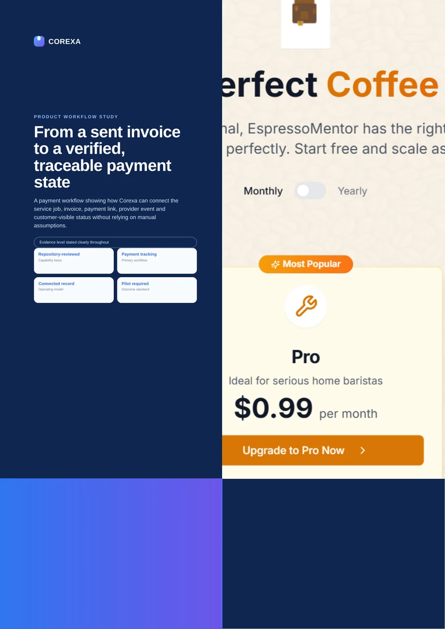 Cover of From a sent invoice to a verified, traceable payment state
